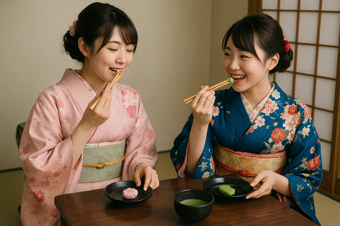 Rahasia umur panjang ala Jepang: adalah makan perlahan, porsi kecil, sarapan sehat, konsumsi kedelai dan teh hijau. Yuk, mulai ubah pola makan!