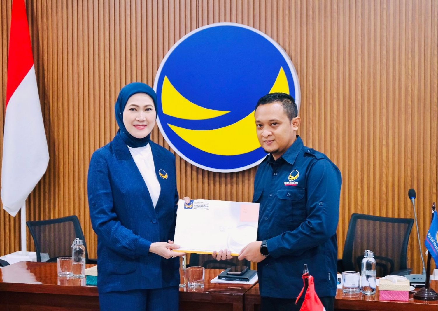 Prezly Di Okto resmi mendapat amanah untuk memimpin DPD NasDem Tuban 2025-2029.