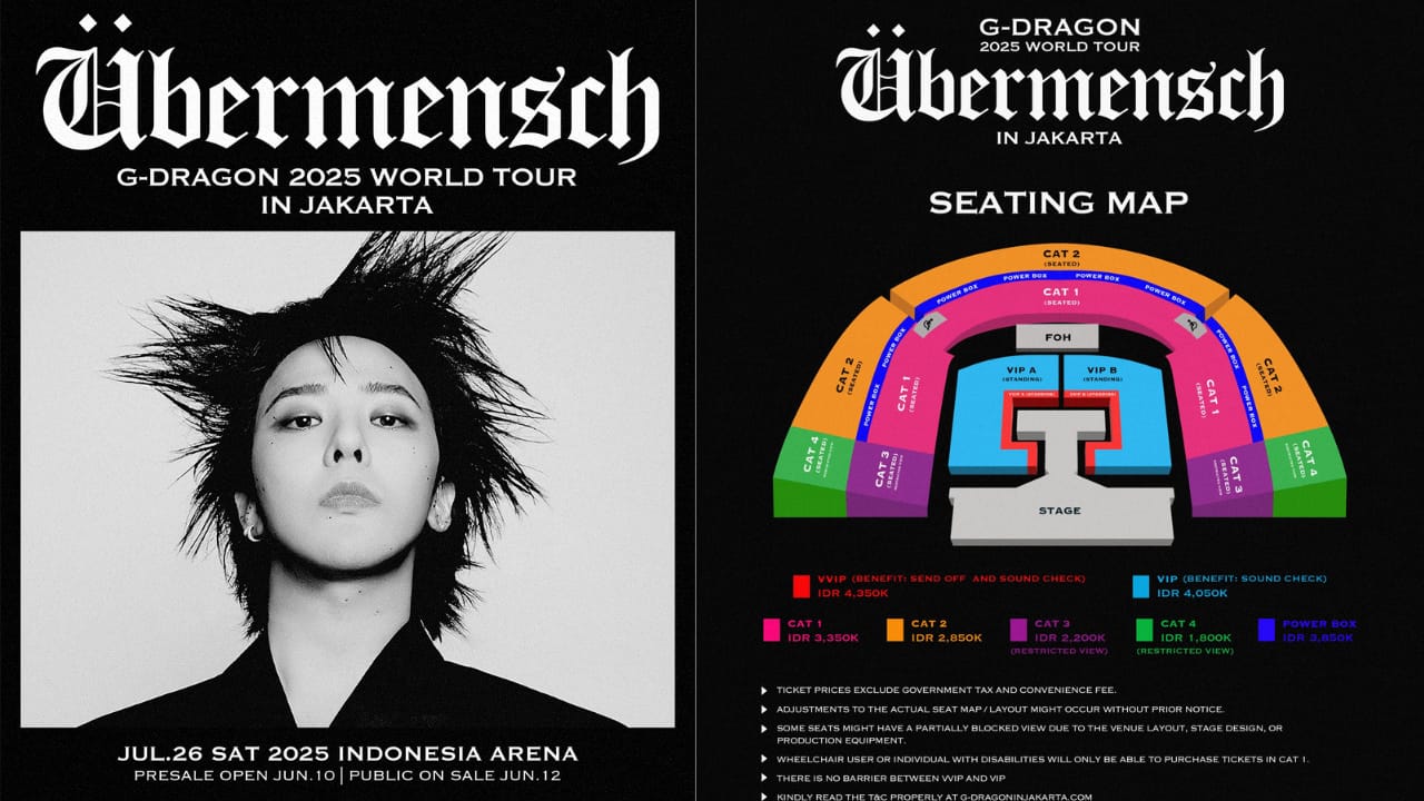 Ponster konser G-Dragon