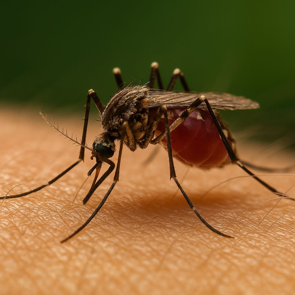 Ilustrasi nyamuk malaria.