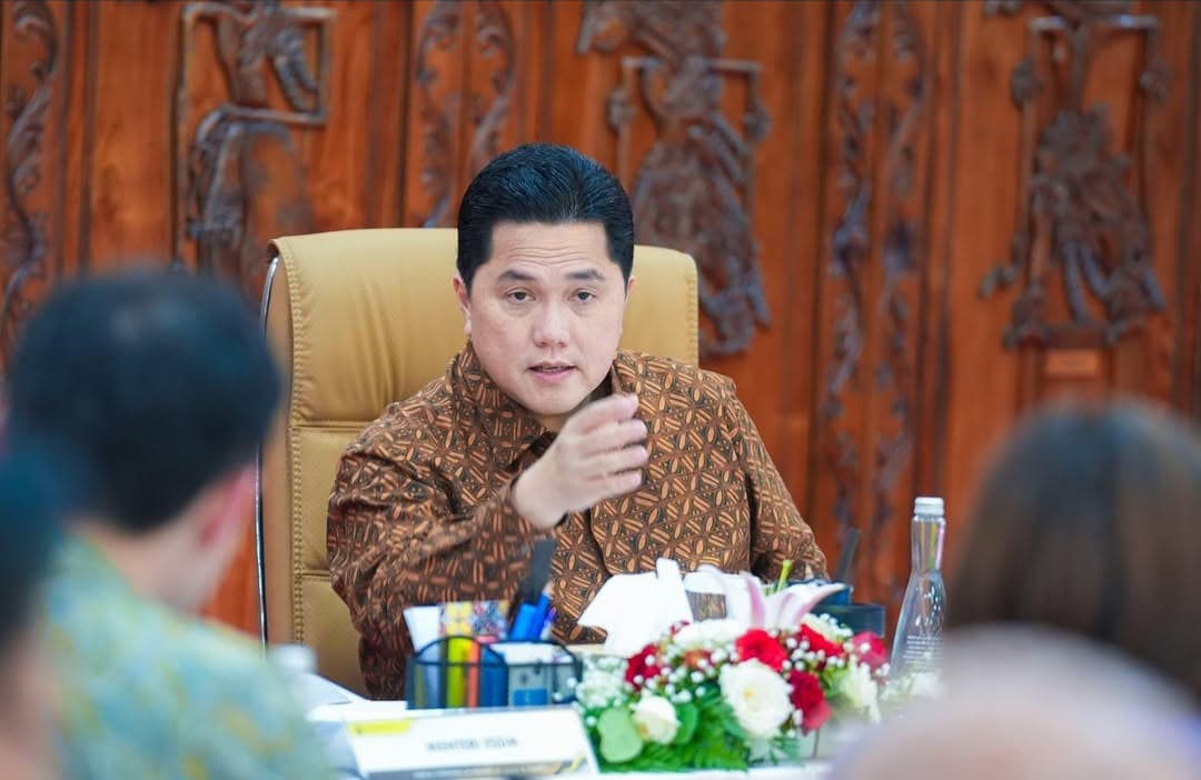 Ketum PSSI, Erick Thohir Hormati keputusan AFC dalam penunjukan tuan rumah round 4.