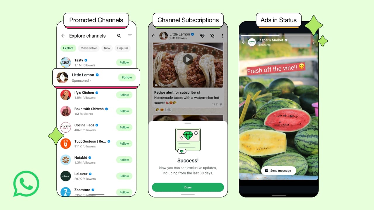 Sejumlah fitur baru yang dihadirkan WhatsApp