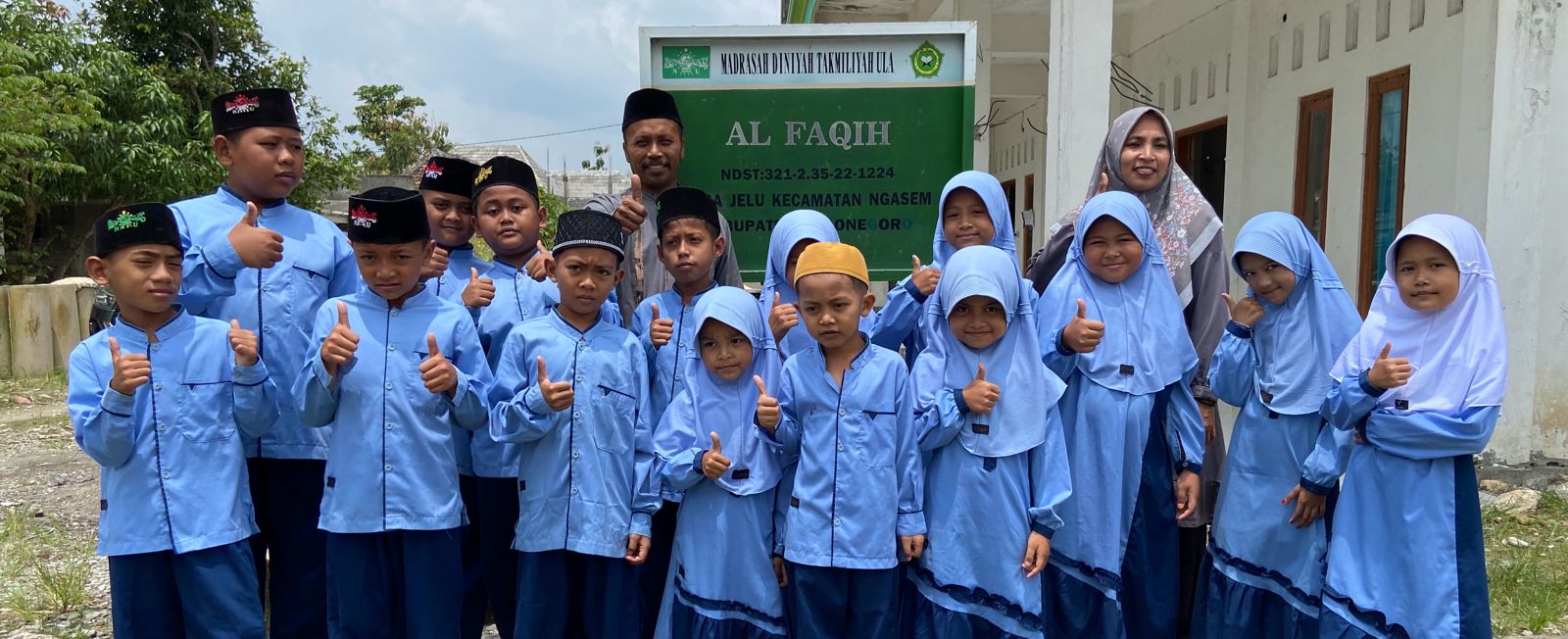 PENJAGA BENTENG MORAL-SPIRITUAL: Al Faqih merupakan satu dari sembilan sekolah nonformal, mulai dari usia dini hingga pendidikan dasar, yang ada di Desa Jelu.
