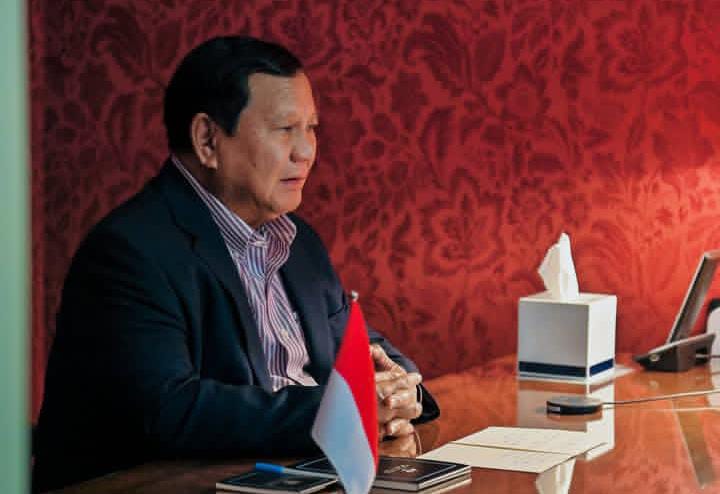 Unggahan momen Presiden RI Prabowo Subianto di Instagram.