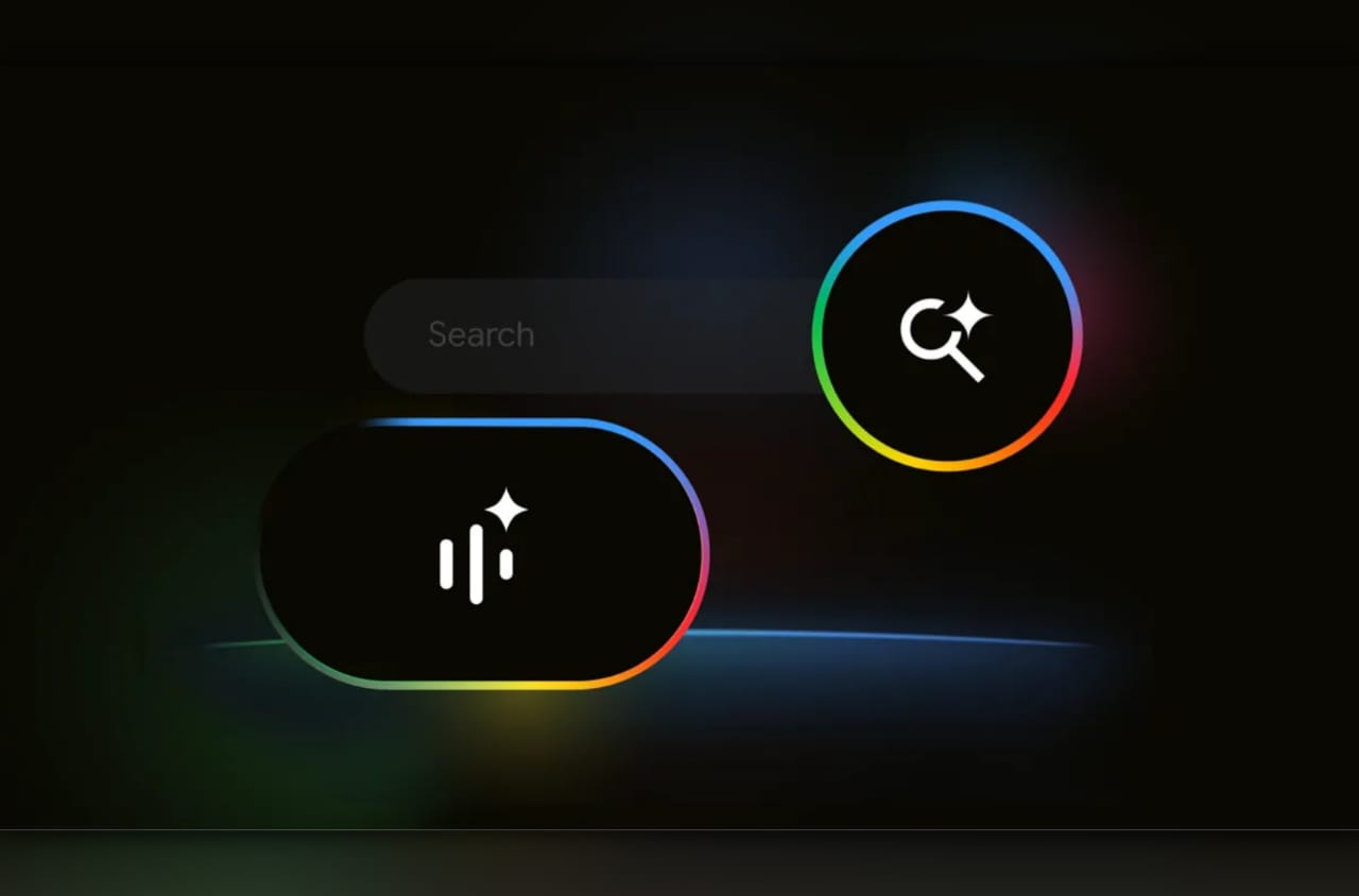 Ilustrasi fitur baru Search Live