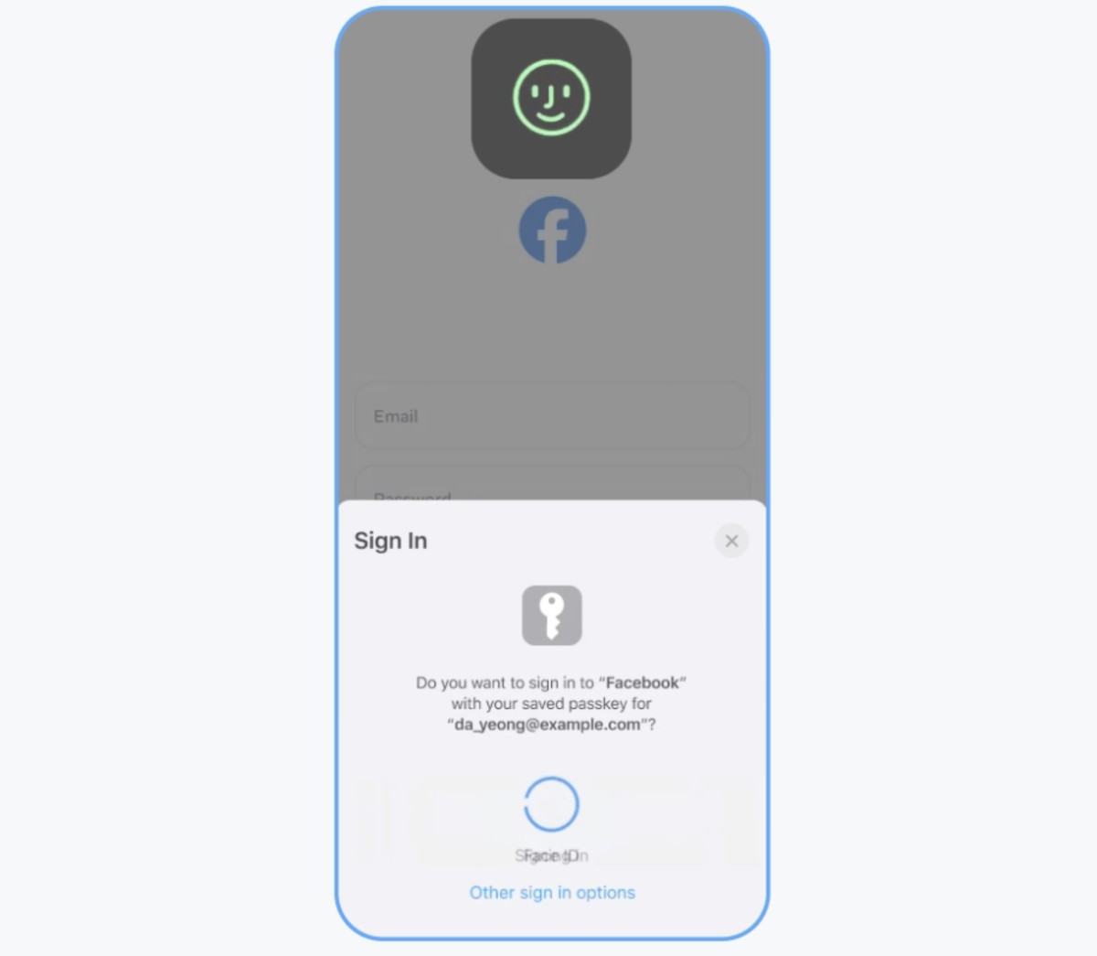 Facebook adopsi teknologi passkey, login lebih aman dan praktis