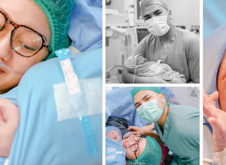 Baby Noa lahir sehat, dan sang kakek pun berbagi momen haru di Instagram.