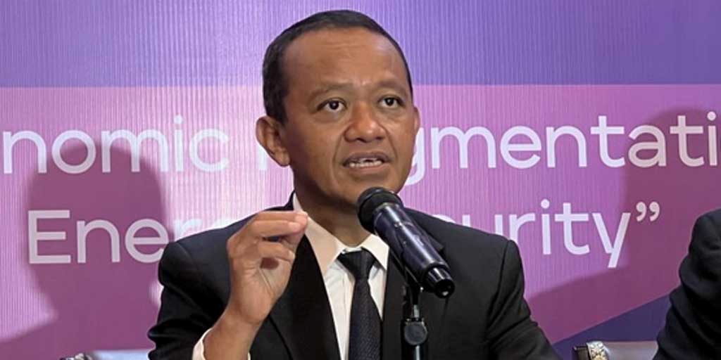 Menteri ESDM Bahlil Lahadalia.