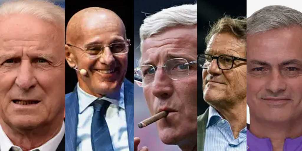 Deretan pelatih terbaik dalam sejarah Liga Italia.