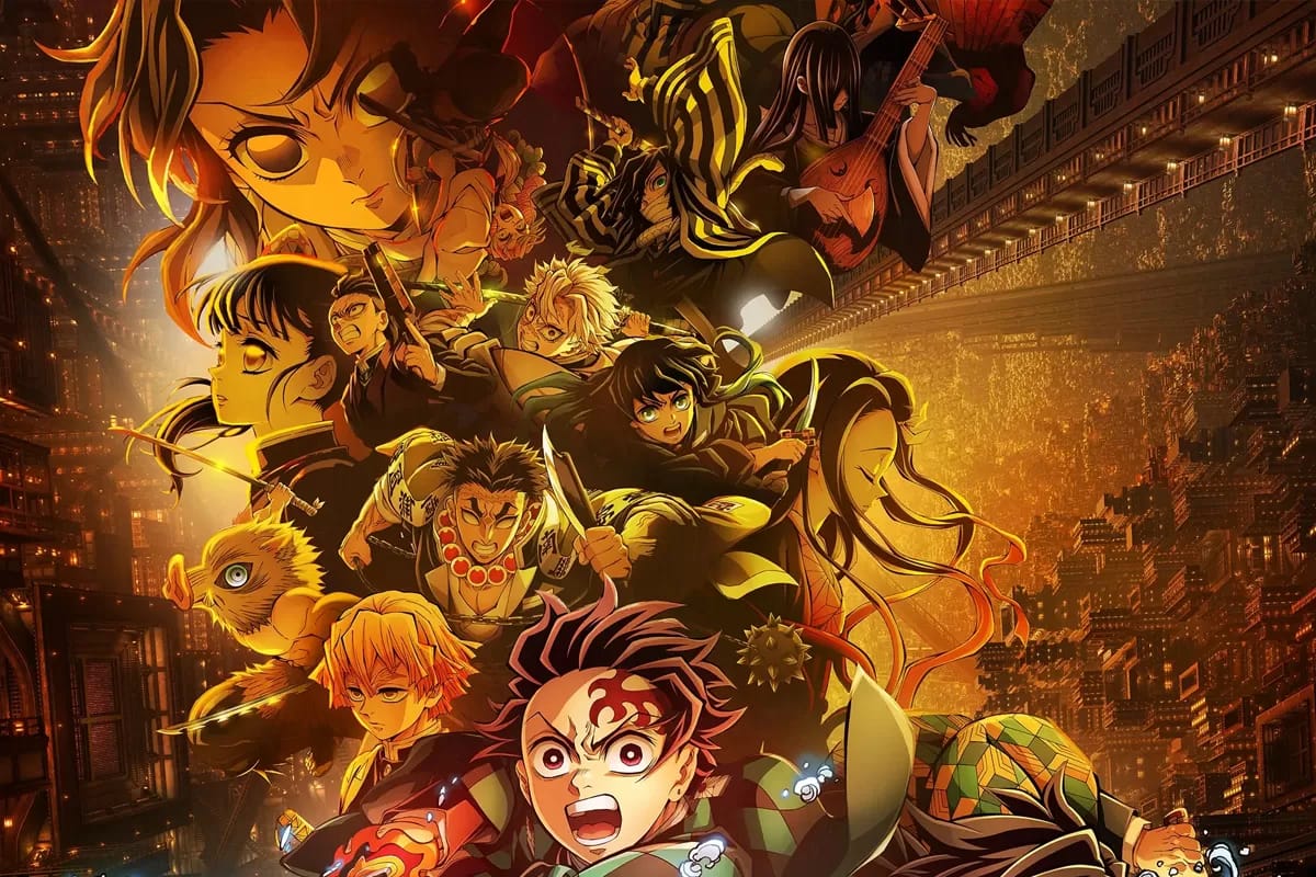 Poster film Kimetsu No Yaiba : Infinity Castle.