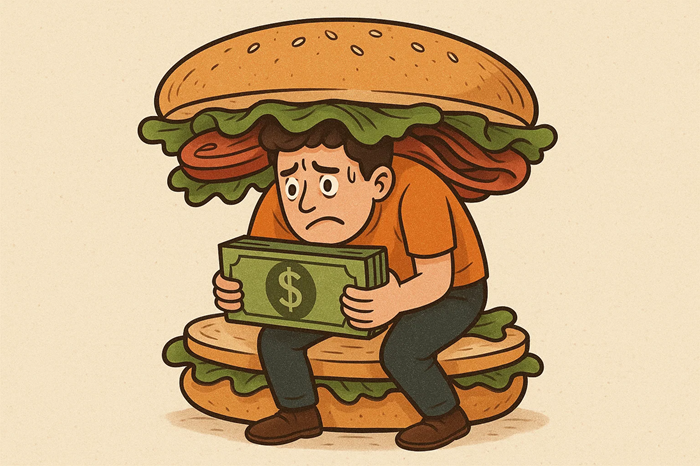 Ilustrasi generasi Sandwich tak cuma butuh gaji tambahan, tapi juga mindset baru. Simak tips finansial dan 9 pintu rezeki dari Mas Melvin!