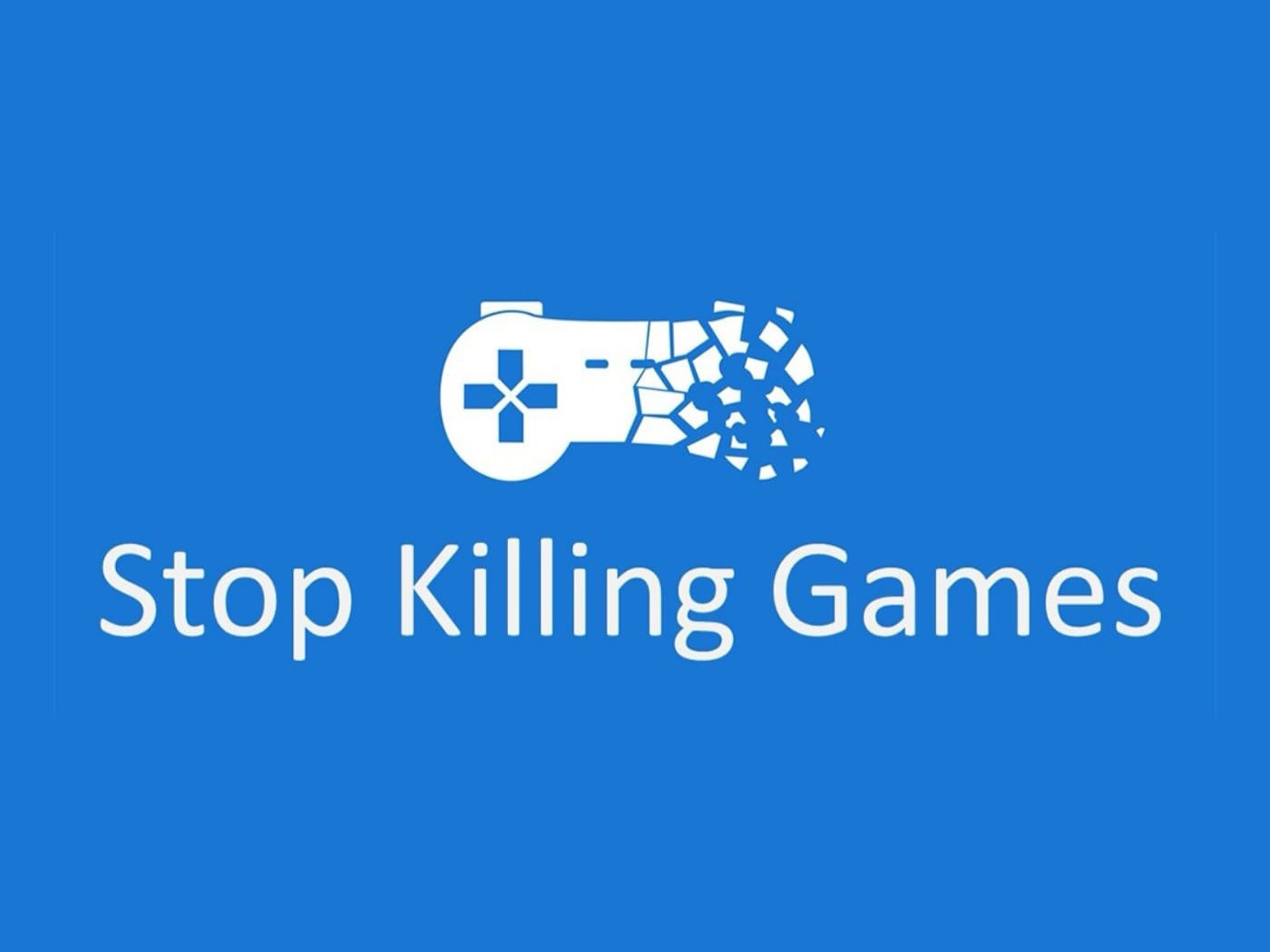 Poster gerakan Stop Killing Games yang ramai diperbincangkan oleh komunitas gamer