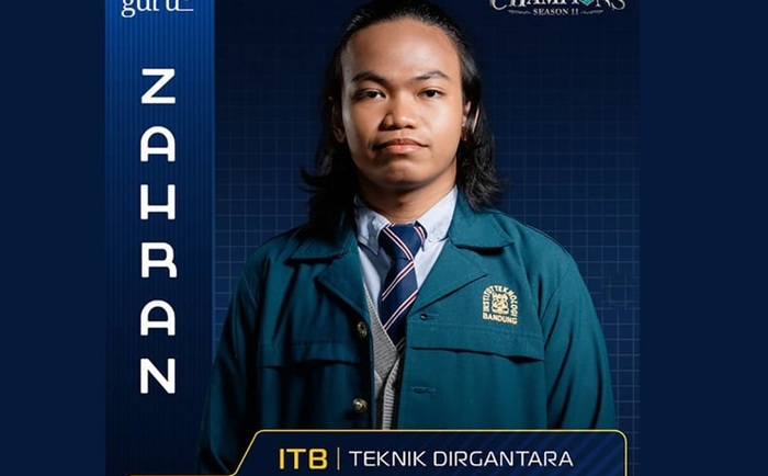 Zahran Nizar Fadhlan buktikan bahwa prestasi akademik tak ditentukan penampilan.