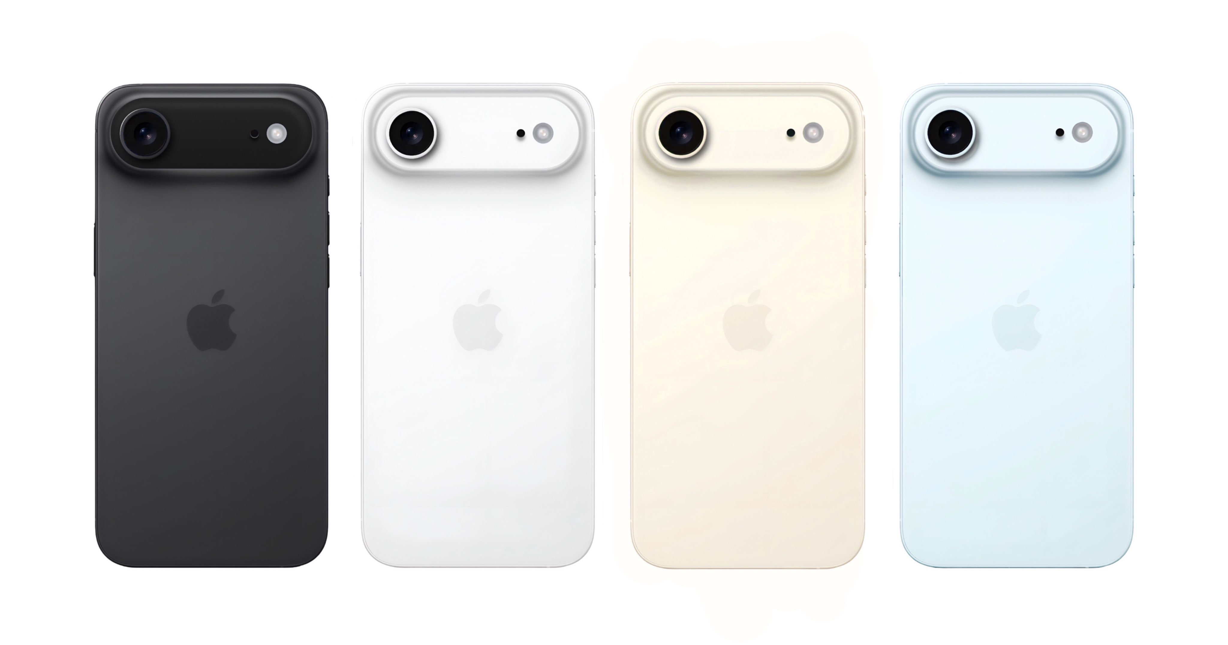 Varian warna pada iPhone 17 Air yang akan datang.