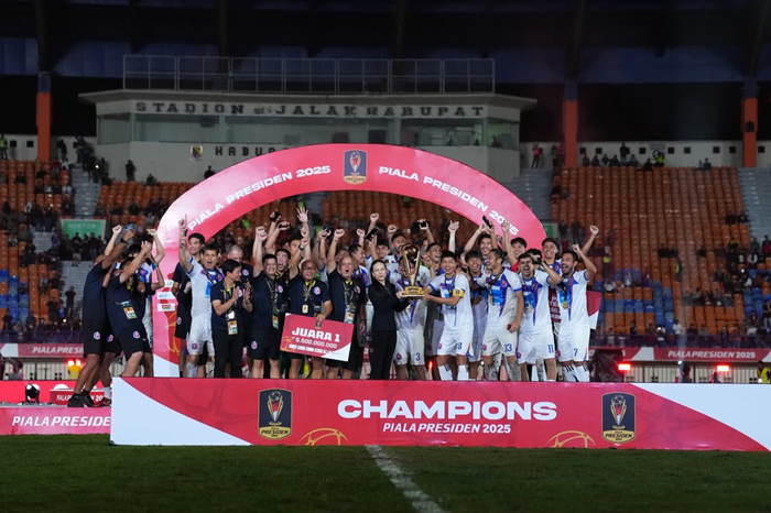 Port FC jadi klub asing pertama juarai Piala Presiden 2025