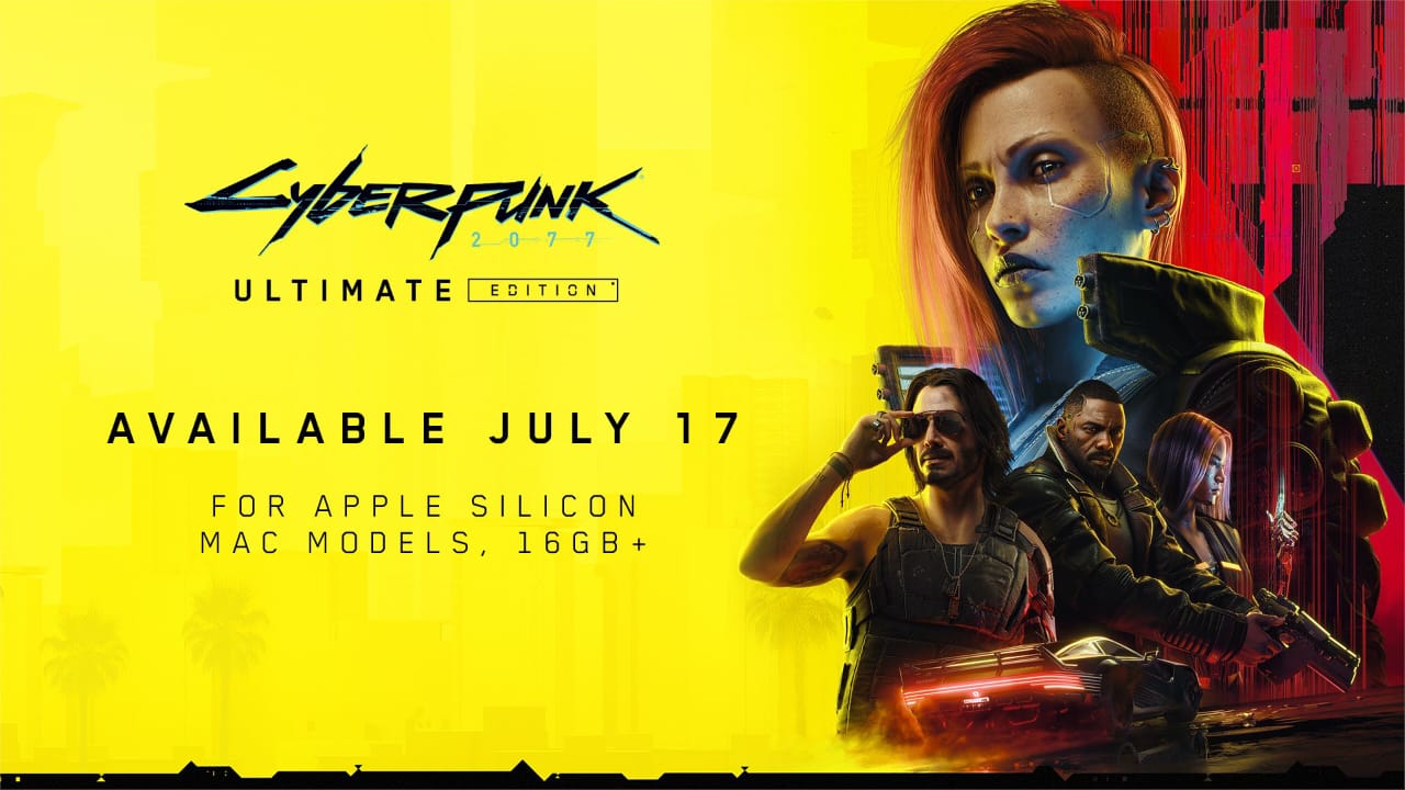 Cyberpunk 2077: Ultimate Edition resmi meluncur untuk perangkat Apple Silicon.