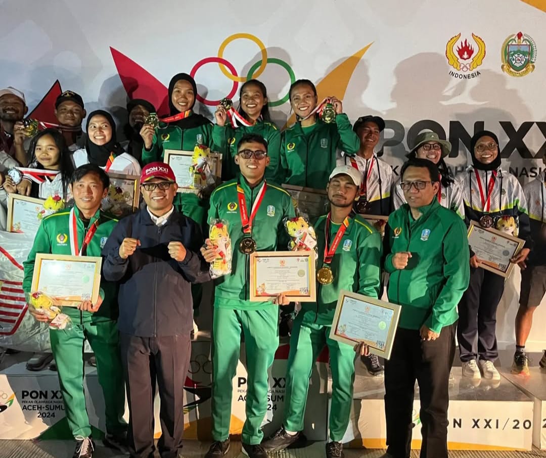 Kontingen Jatim di PON XXI Aceh 2024 lalu.