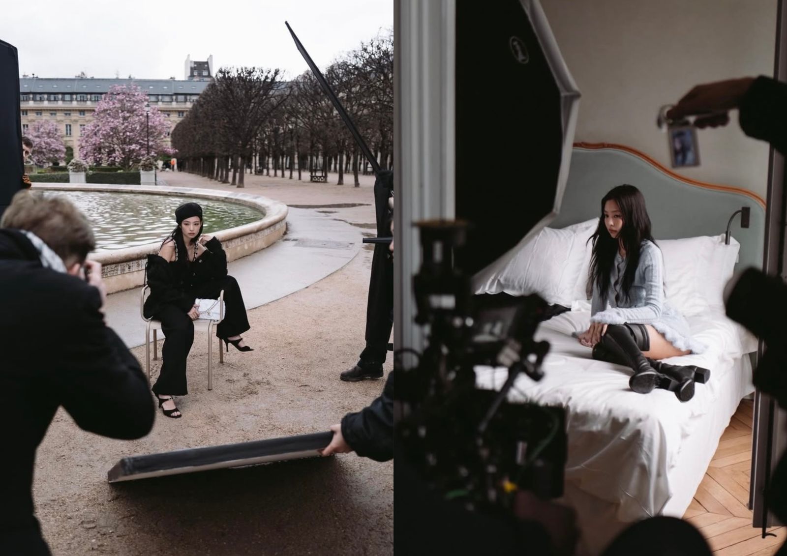 Pemotretan Jennie untuk Elle Korea edisi Agustustus.