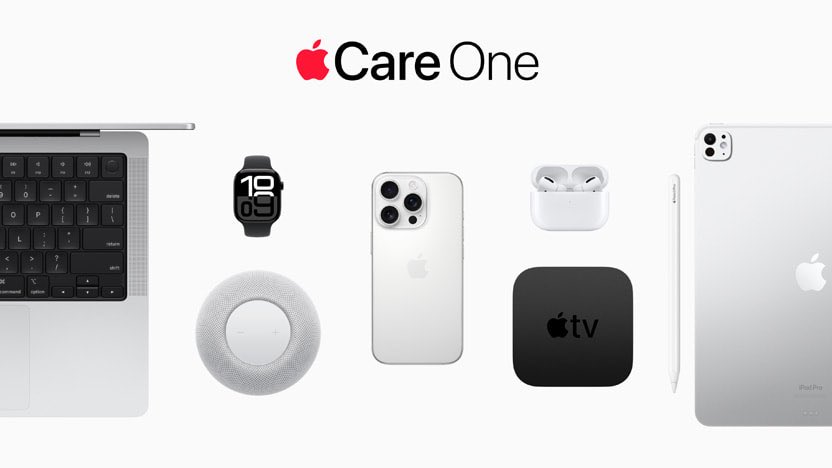 Poster program AppleCare One yang baru saja diluncurkan oleh Apple