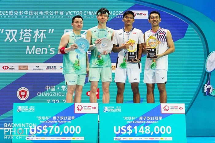 Fajar Alfian/Muhammad Shohibul Fikri juara China Open