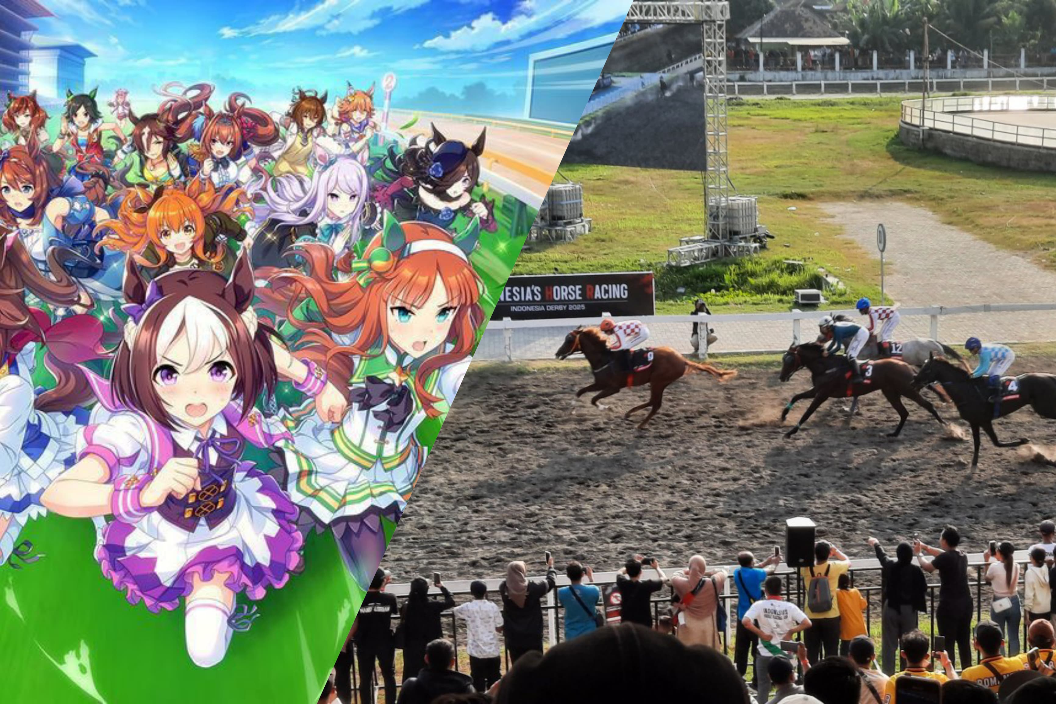 Game Umamusume membuat dampak positif untuk ajang Indonesia Derby 2025.