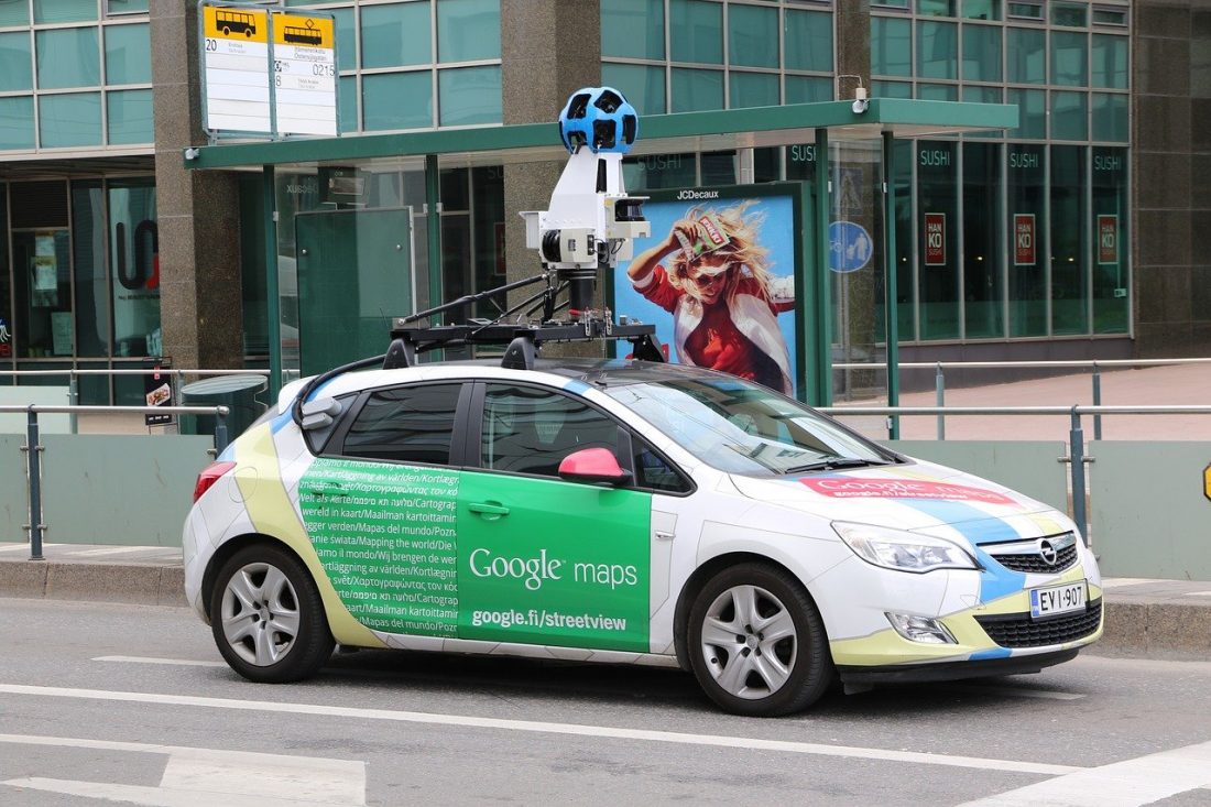 Ilustrasi mobil Google Street View.