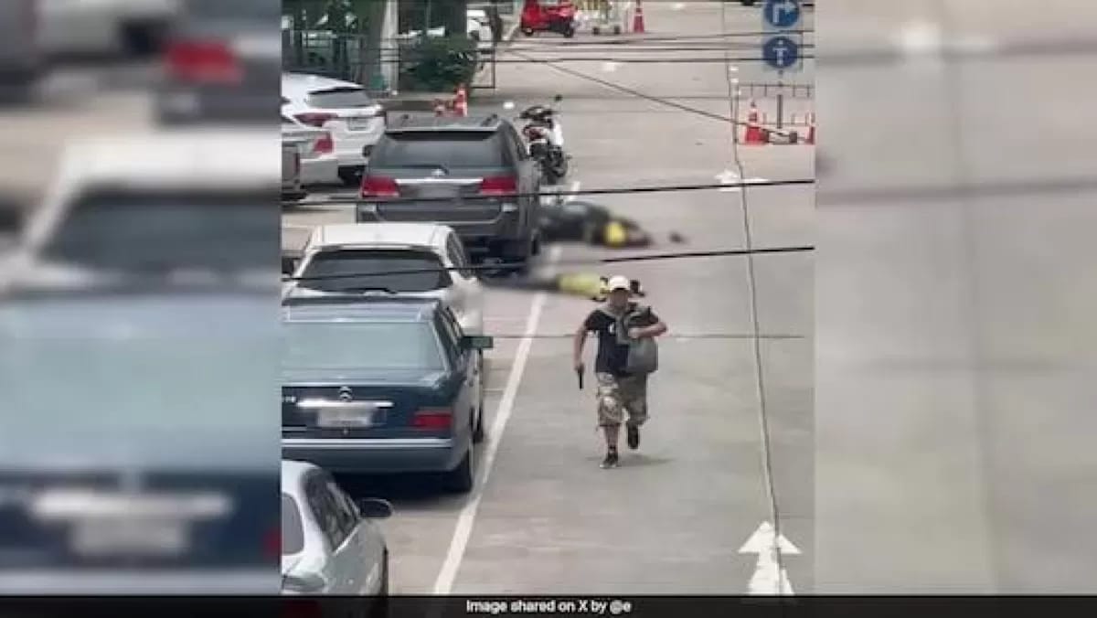 Rekaman CCTV tragedi penembakan di Bangkok gegerkan publik, lima korban tewas dan satu luka.