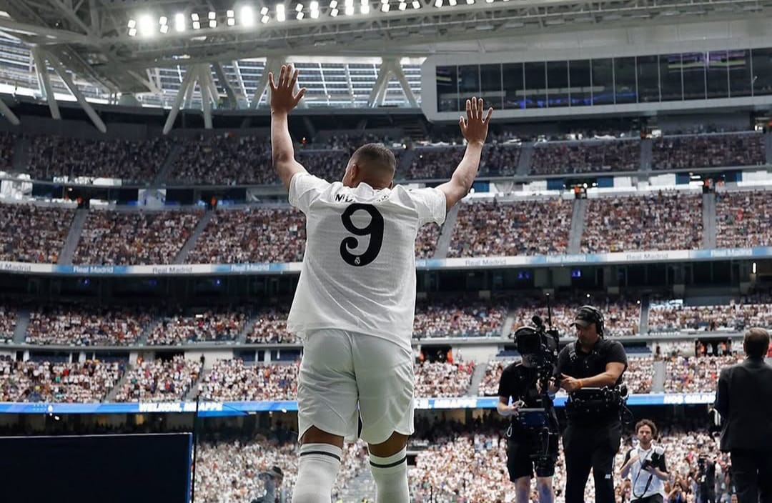 Nomor Punggung 9 di Real Madrid Kosong setelah Mbappe memutuskan pakai nomor 10 sepeninggal Luca Modric.