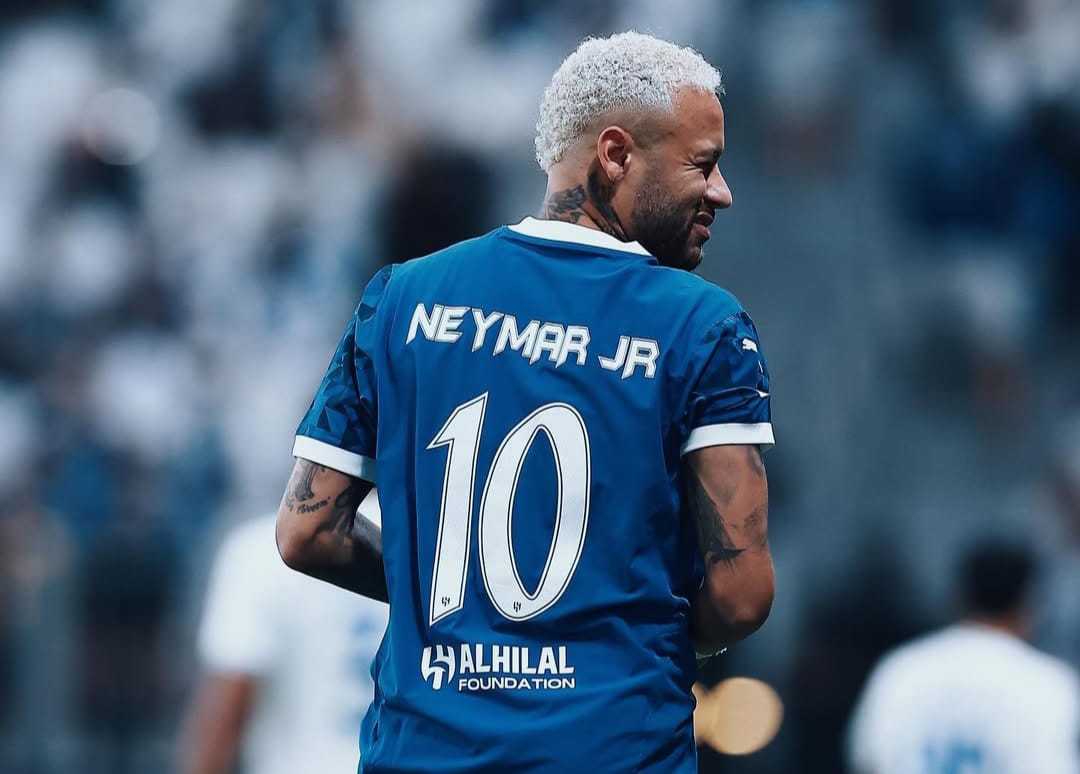 Neymar saat bermain untuk Al Hilal