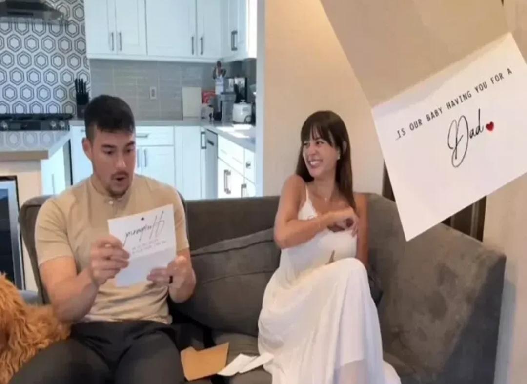 Aurelie Moeremans ketika ungkap kehamilannya pada sang suami, Tyler Bigenho