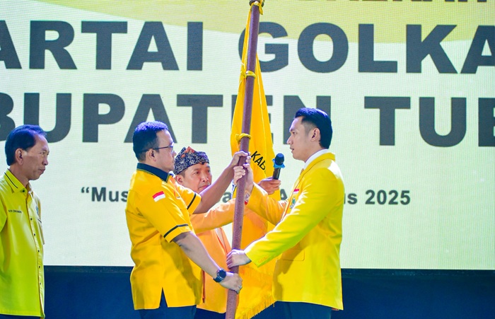 Golkar Tuban solid, Mas Lindra pimpin lagi, siap maksimalkan kader dan lakukan konsolidasi hingga tingkat desa.
