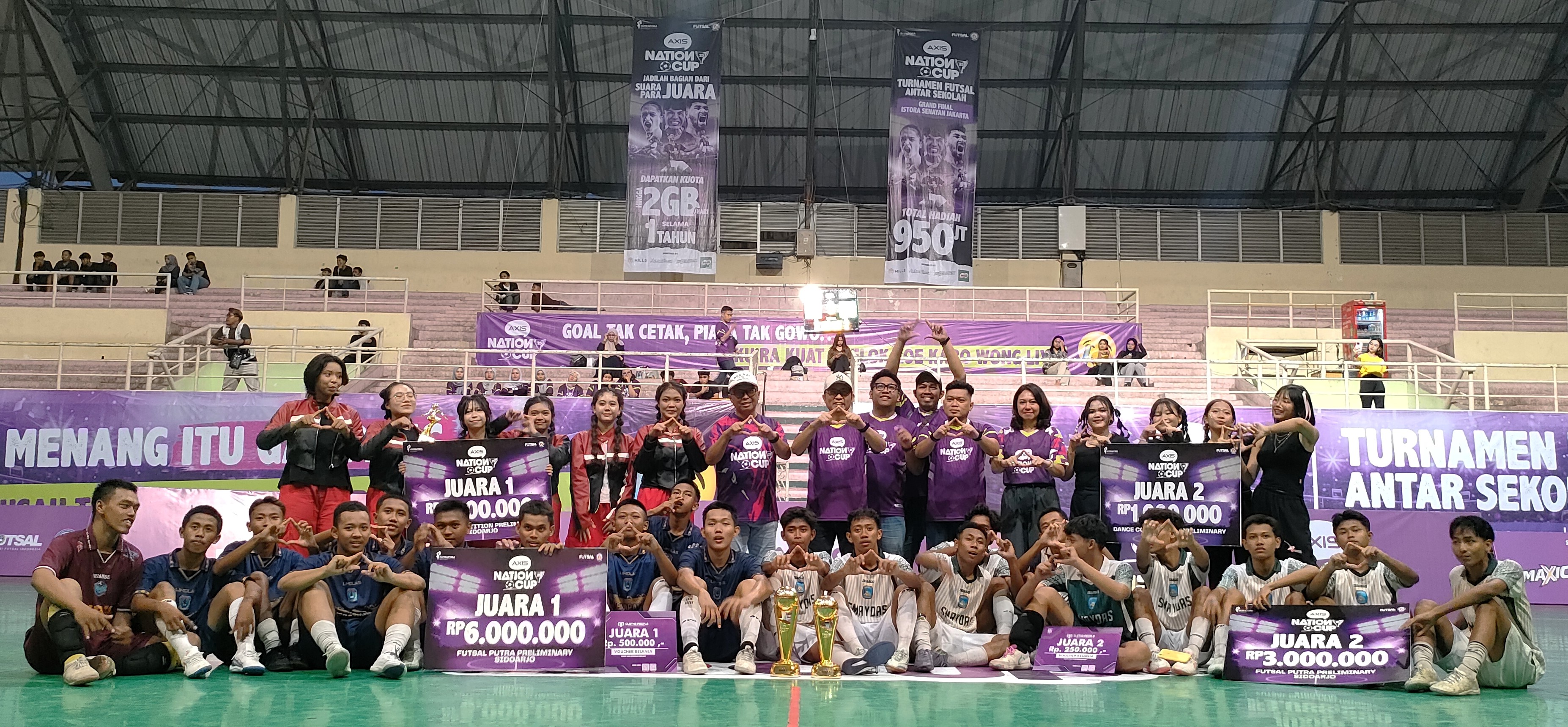 SMKN 3 Buduran berhasil menjuarai AXIS Nation Cup 2025