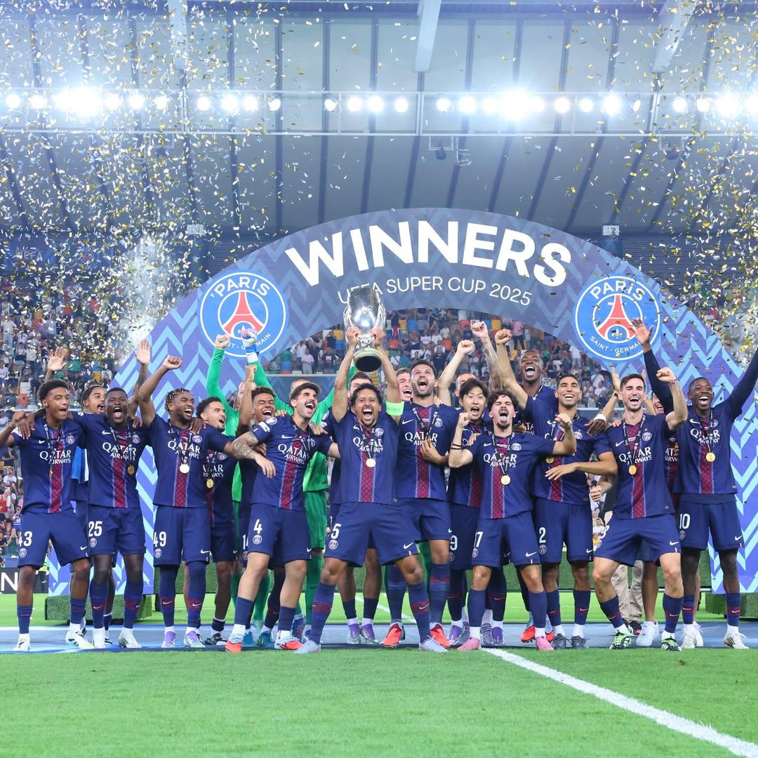 Paris Saint-Germain raih juara UEFA Super Cup