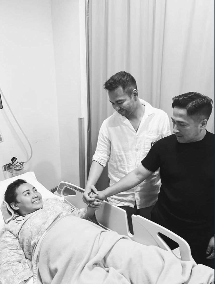 Kondisi Mpok Alpa ketika dijenguk oleh Raffi Ahmad dan Irfan Hakim