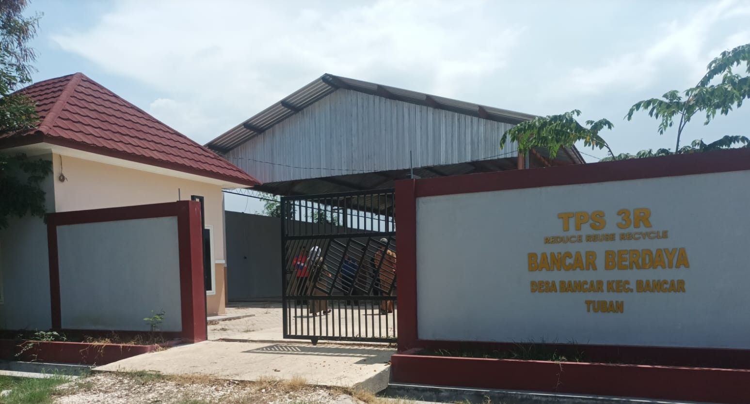 Lahan milik Pemerintah Desa/Kecamatan Bancar ini dipilih menjadi titik posko baru damkar.