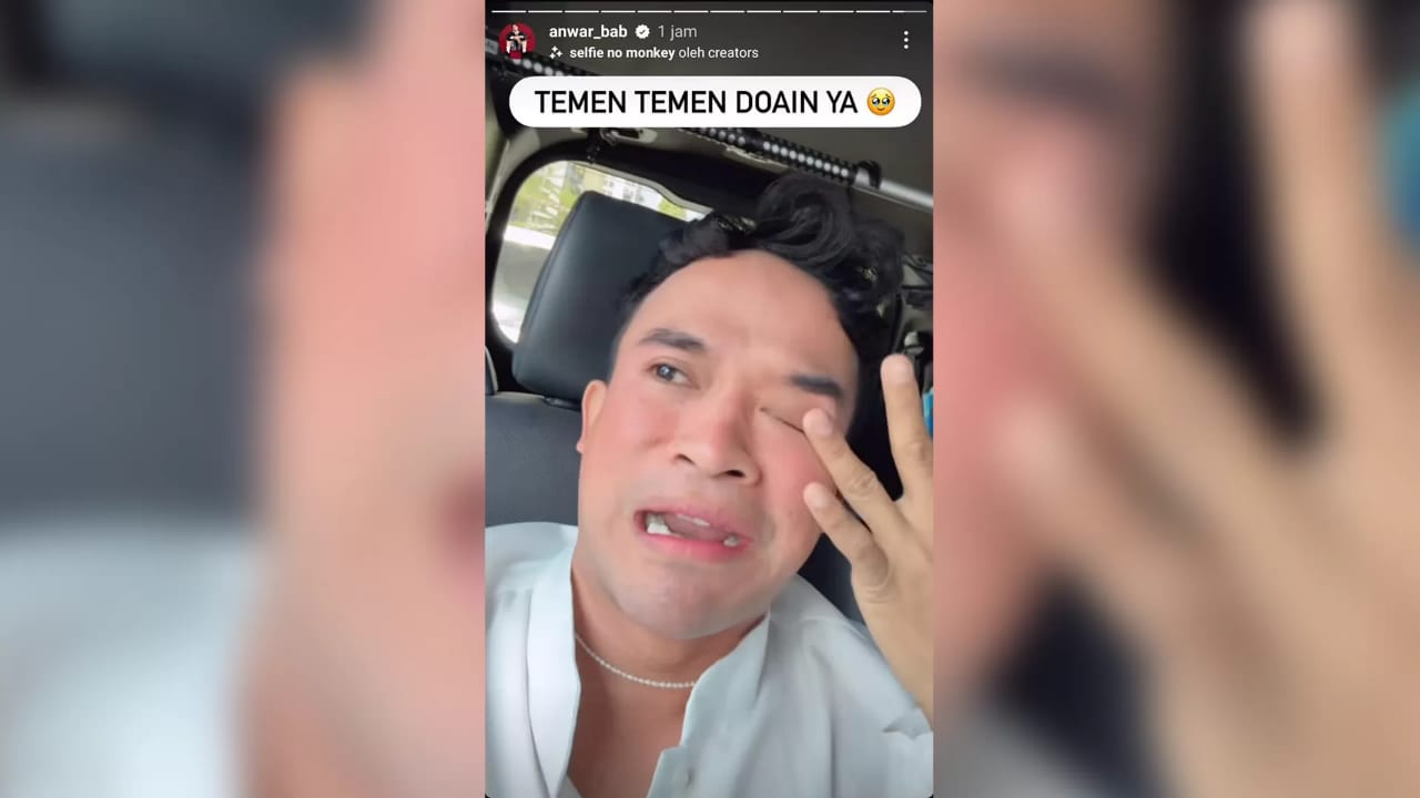 Anwar BAB batalkan jadwal penerbangan ke Bali usai dapat kabar Mpok Alpa meninggal dunia