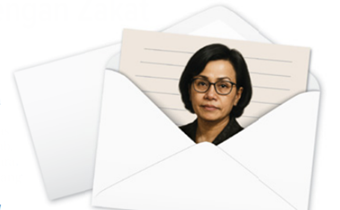 Ilustrasi surat terbuka untuk Sri Mulyani