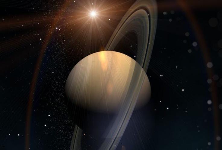 Ilustrasi planet gas raksasa di zona layak huni Alpha Centauri A menarik perhatian ilmuwan.