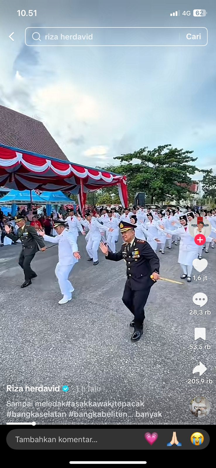 Video Bupati Bangka Selatan joget viral di media sosial