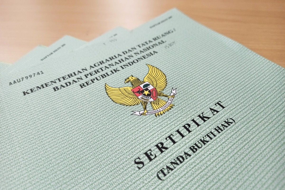 Sertifikat Tanah Asli