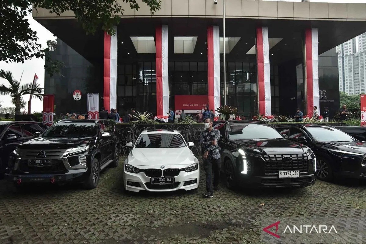24 Kendraan yang disita oleh KPK atas kasus pemerasan Immanuel Ebenezer