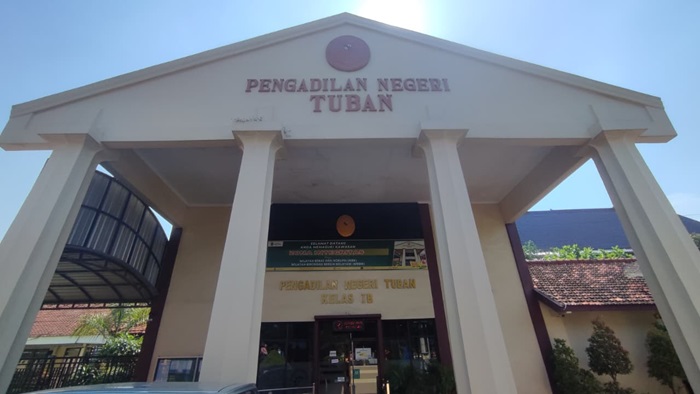 Pengadilan Negeri Tuban tempat digelarnya perkara sengketa kepengurusan TITD Kwan Sing Bio Tuban.
