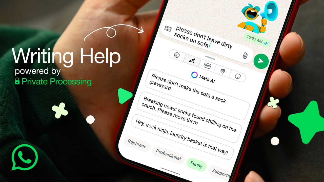 WhatsApp luncurkan fitur Bantuan Penulisan berbasis AI.