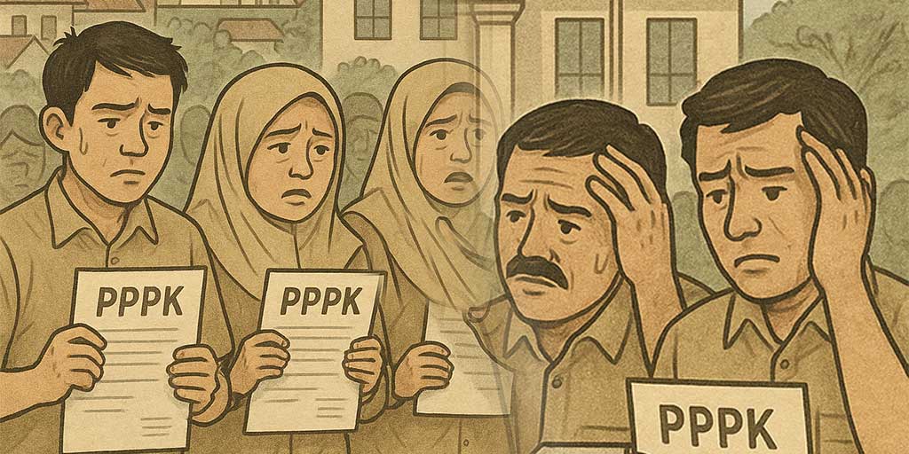 Ilustrasi tenaga honorer.