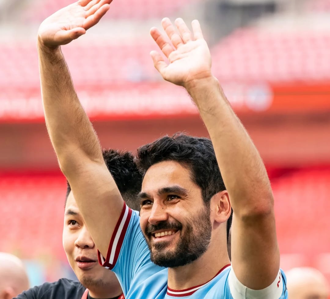 Postingan Ilkay G&uuml;ndogan tenteng perpisahannya dengan Manchester City.