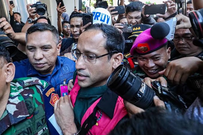 Nadiem Makariem ditetapkan sebagai tersangka atas dugaan kasus korupsi pengadaan laptop chromebook