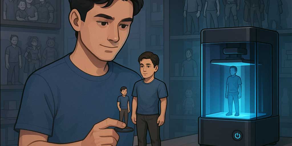 Ilustrasi action figure 3D super realistis lewat bantuan kecerdasan buatan (AI) seperti Gemini AI.