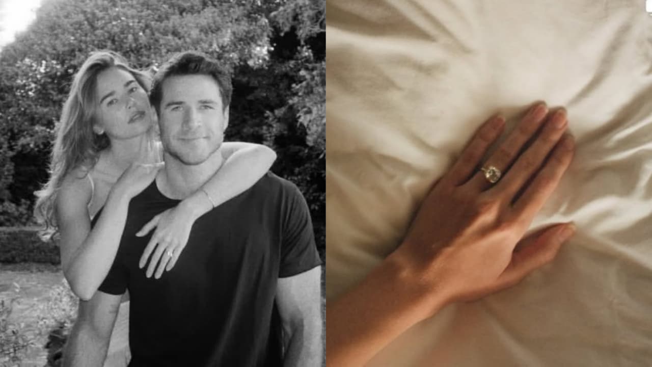 Gabriella Brooks, resmi mengumumkan pertunangannya dengan Liam Hemsworth lewat unggahan cicin di Instagram