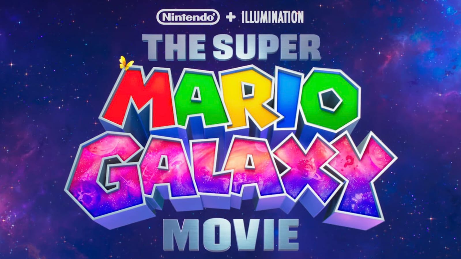 Poster film The Super Mario Galaxy Movie.