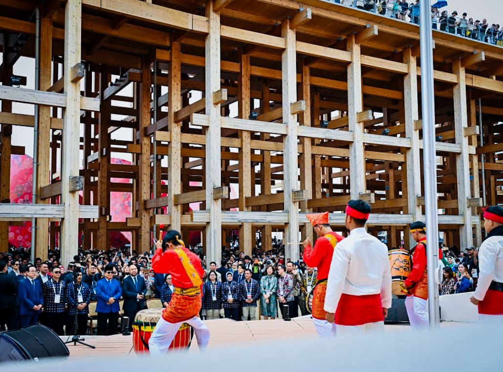 Presiden Prabowo Subianto saat menghadiri Expo Osaka 2025 di Jepang.